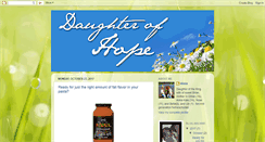 Desktop Screenshot of daughterofhope.com